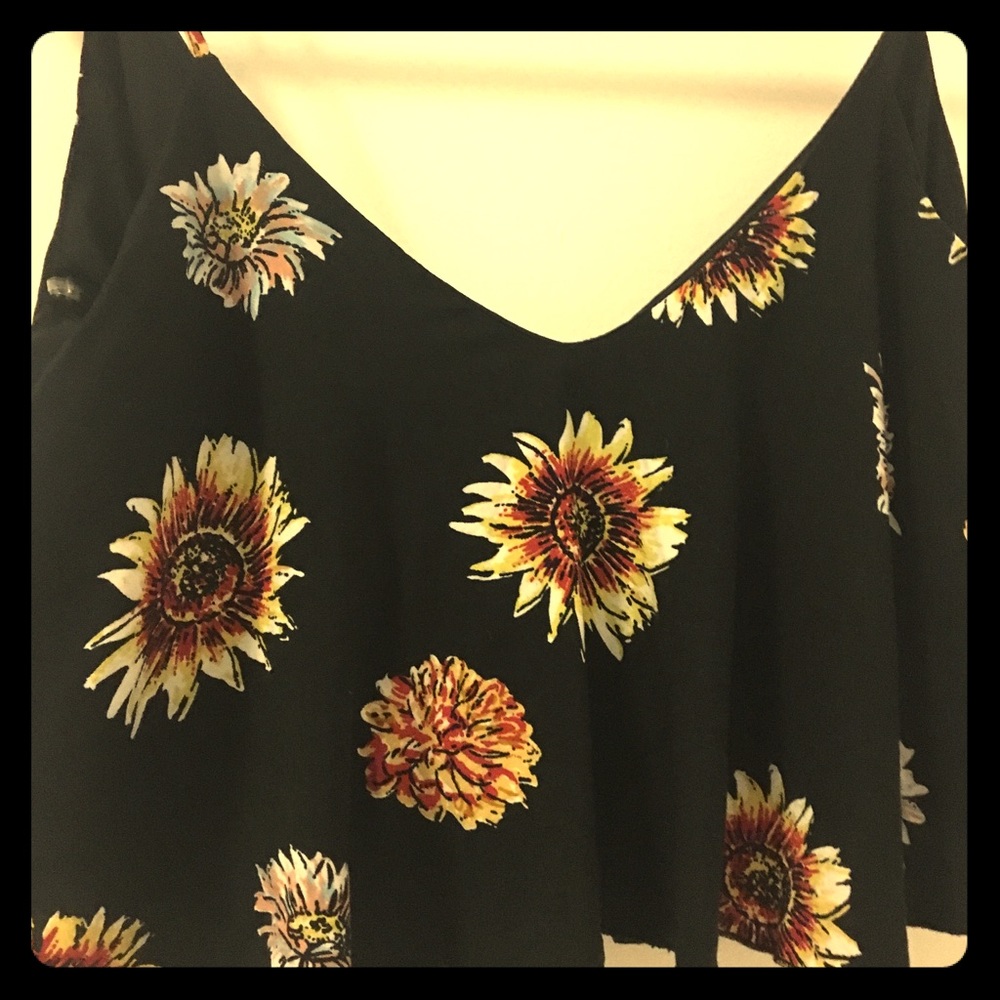 Sunflower Crop top